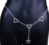 Rhinestones waist chain